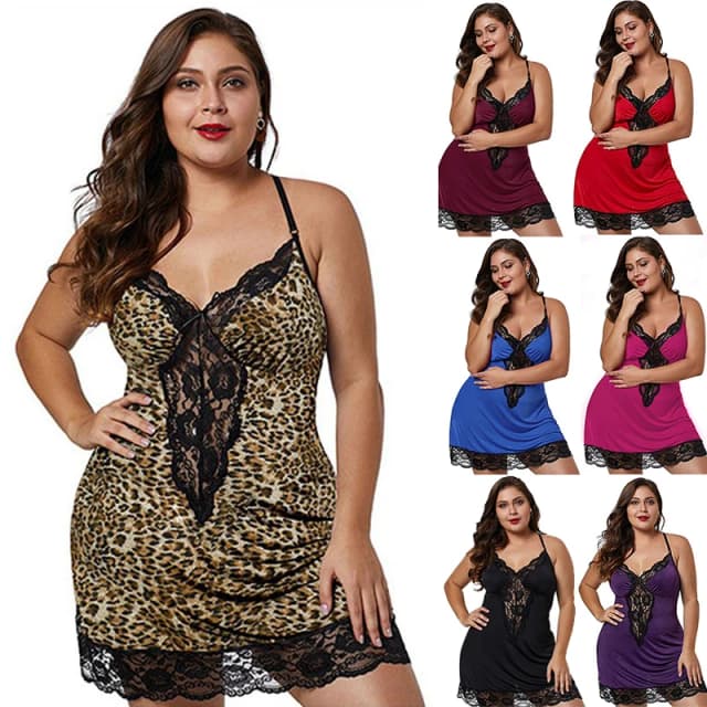 Phụ Nữ Chân Váy Xòe Caro Váy Ngủ Gợi Cảm Sleepdress Plus Kích Thước Váy Ngủ Đầm Ngủ Bộ Nữ Nhà Quần Áo